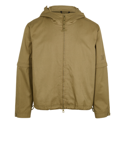 Louis Vuitton Hooded Jacket, £795, Clothing, Khaki, Cotton, Front view
