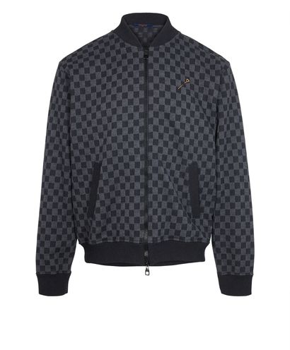 Louis Vuitton Damier Jacquard Zip Through Bomber, front view