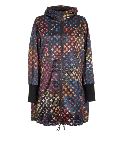 Louis Vuitton Long Rain Jacket, £1,800, Clothing, Black, Nylon, Front view