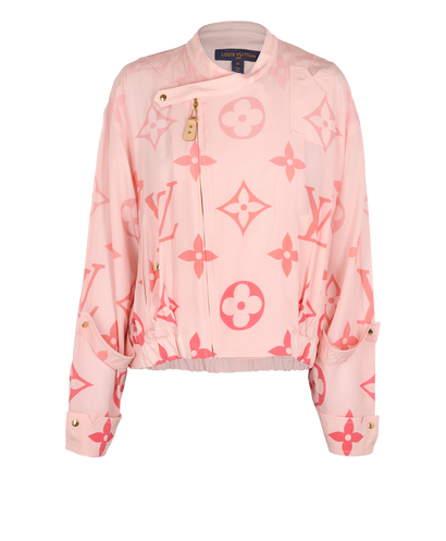 Louis Vuitton Gradient Giant Monogram Jacket, &pound;1,100, Clothing, Pink, Silk, Front view