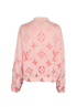 Louis Vuitton Gradient Giant Monogram Jacket, &pound;1,100, Clothing, Pink, Silk, Back view