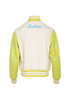 Louis Vuitton Playground Varsity Jacket, &pound;2,200, Clothing, Cream/Yellow, Leather/Wool, Back view