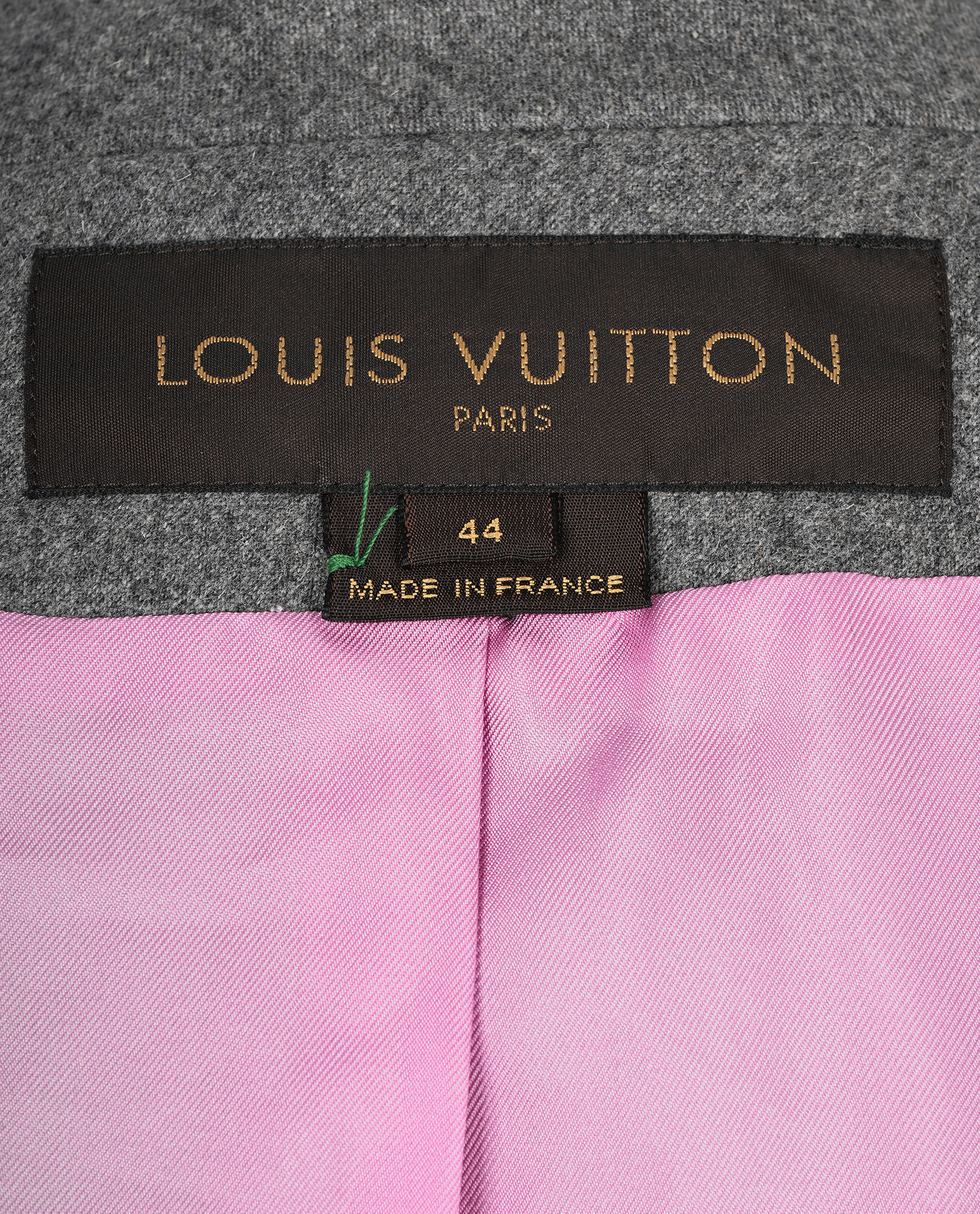 Louis Vuitton Rose Detail Jacket, &pound;550, Clothing, Grey, Wool, Other view