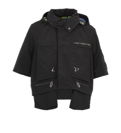 Louis Vuitton 2054 Jacket, Mens, Poly, Black, Sz XS, 2*