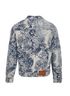 Louis Vuitton Distressed Floral Denim Jacket, back view