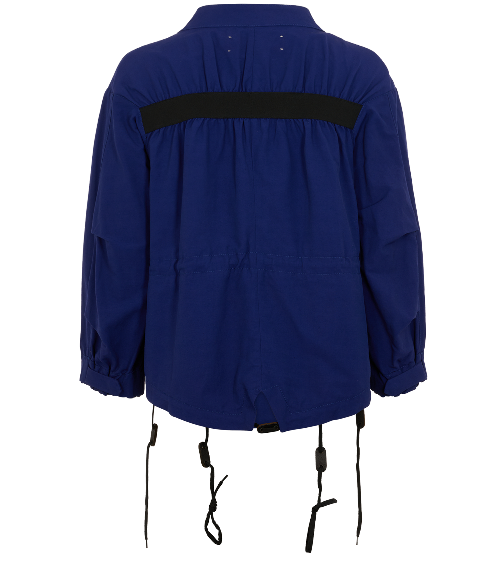 Marni 2011 Drawstring Zip-Up Jacket, &pound;40, Clothing, Blue, Cotton/Polyester (Polymer), Back view