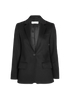 Max Mara Single Breasted Blazer, £180, Clothing, Black, Wool, Front view