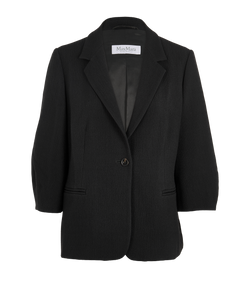 Max Mara Blazer, Wool, Grey, UK16, 3*