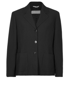 MaxMara Dotted Blazer, viscose/cotton, black, 14, 1*