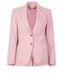 Max Mara Herringbone Blazer, &pound;160, Clothing, Pink, Cotton, Front view