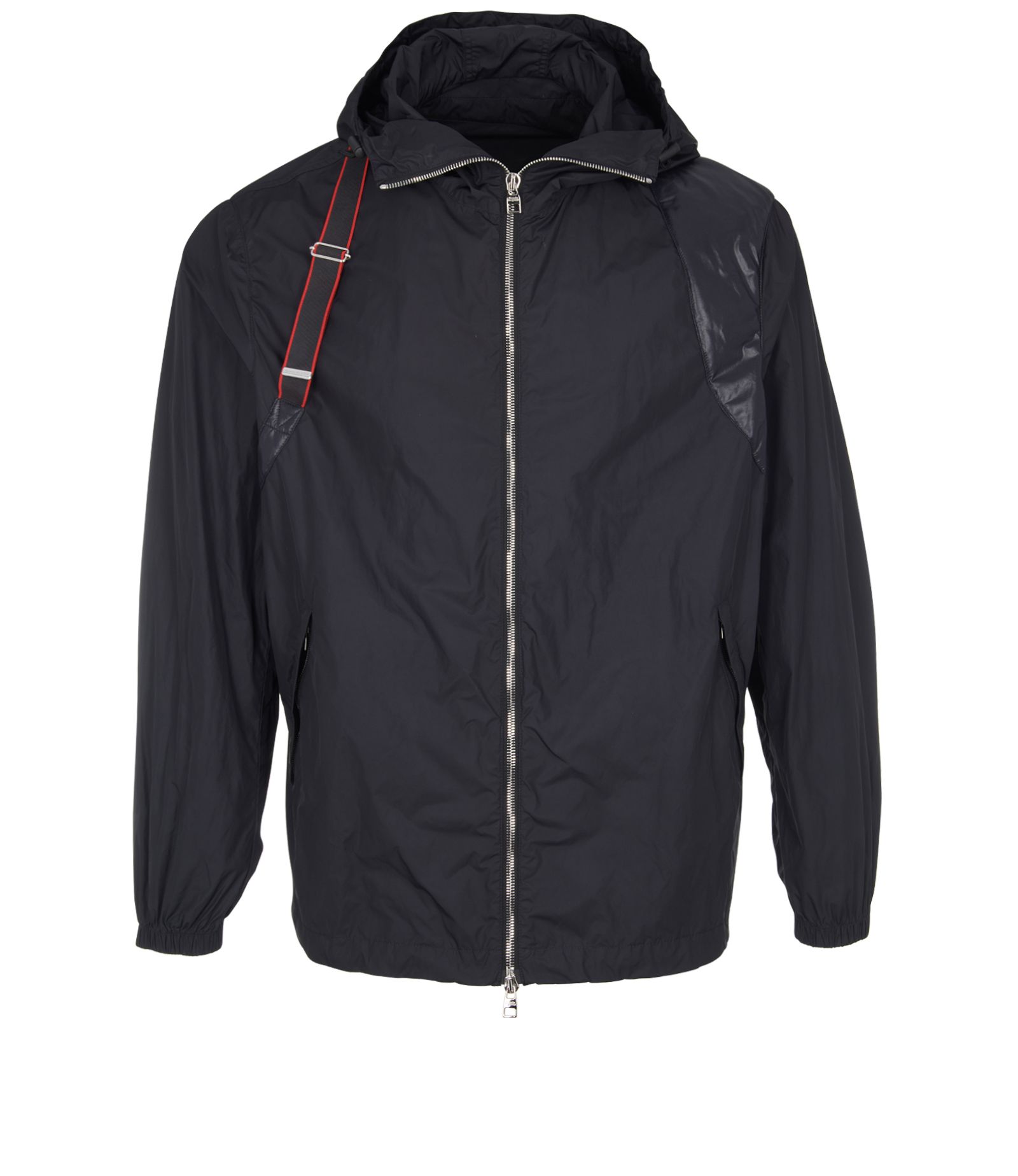 Alexander McQueen Hooded Windbreaker, Jackets - Designer Exchange