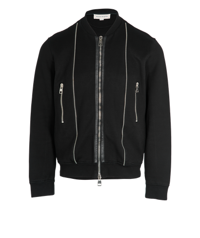 Alexander McQueen Multi Zip Bomber Jacket, front view