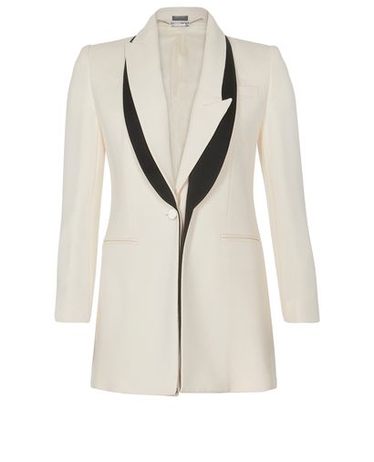 Alexander McQueen Asymmetric Lapel Blazer, front view