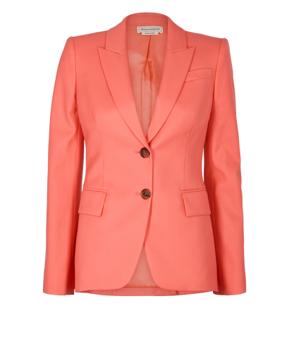 Alexander McQueen Single-Vent Blazer, front view