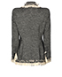Alexander McQueen Silk Fringe Tweed Jacket, back view