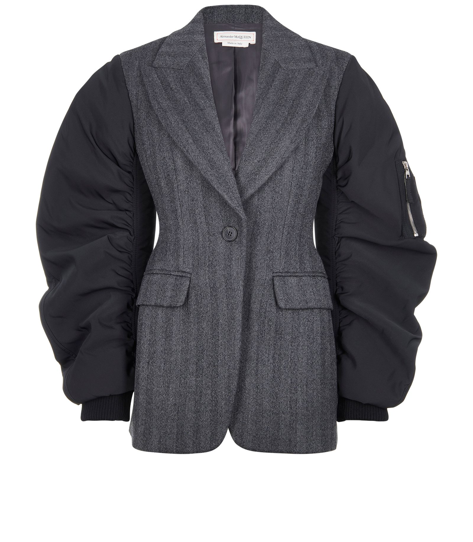 Alexander McQueen Puff Single Breasted Jacket, Jackets