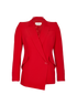 Alexander Mcqueen Drop Hem Blazer, front view