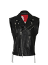Alexander McQueen Sleeveless Biker Jacket, front view