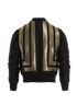 Alexander McQueen Stripe Bomber Jacket, back view