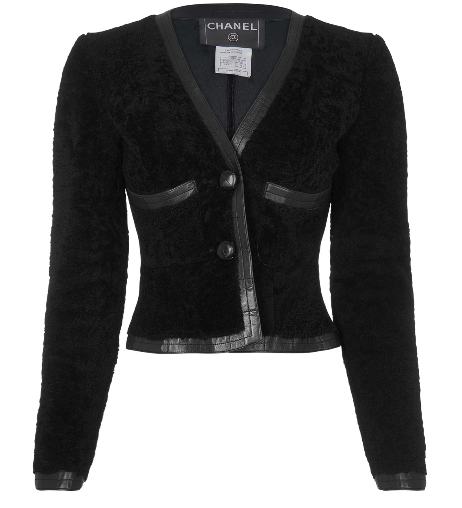 Chanel hot sale shearling coat