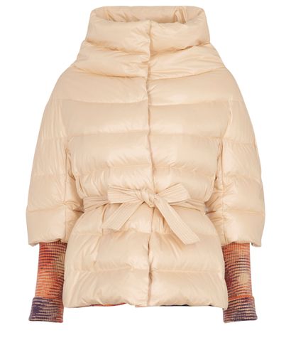 M Missoni Knitted Sleeves Puffer Jacket, front view