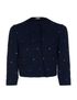 Miu Miu Crystal Embellished Cropped Jacket, front view