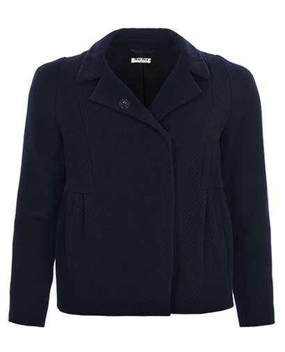 Miu Miu Peplum Blazer Jacket, front view