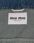 Miu Miu Cropped Denim Jacket, other view