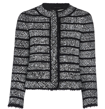 Marc Jacobs Woven Cropped Jacket, front view