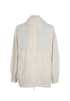Moncler Euridice Windbreaker Jacket, &pound;250, Clothing, Cream, Polyester (Polymer), Front view