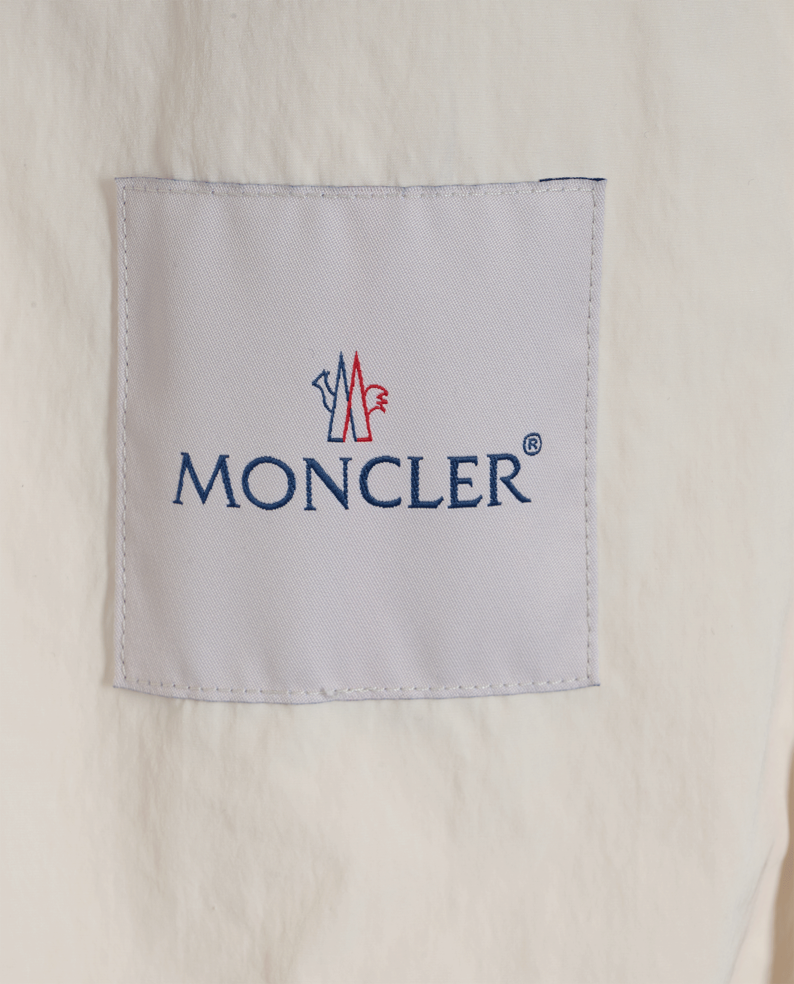Moncler Euridice Windbreaker Jacket, &pound;250, Clothing, Cream, Polyester (Polymer), Other view