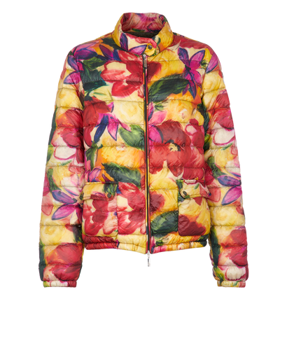 Moncler Lans Floral Puffer, front view