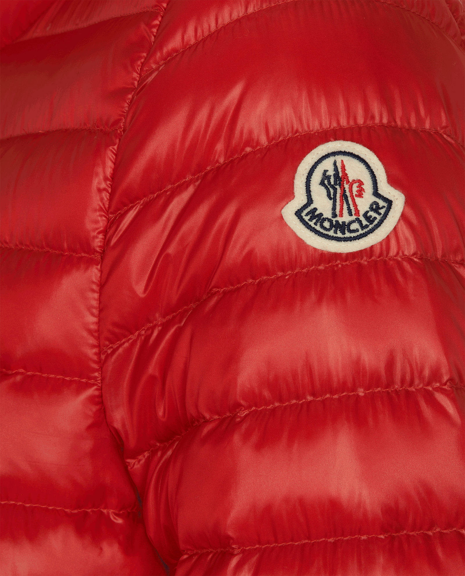 Moncler Basane Puffer Jacket, &pound;490, Clothing, Red, Down Feathers, Other view