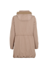Moncler Topaze Hooded Parka, &pound;310, Clothing, Beige, Polyester, Back view