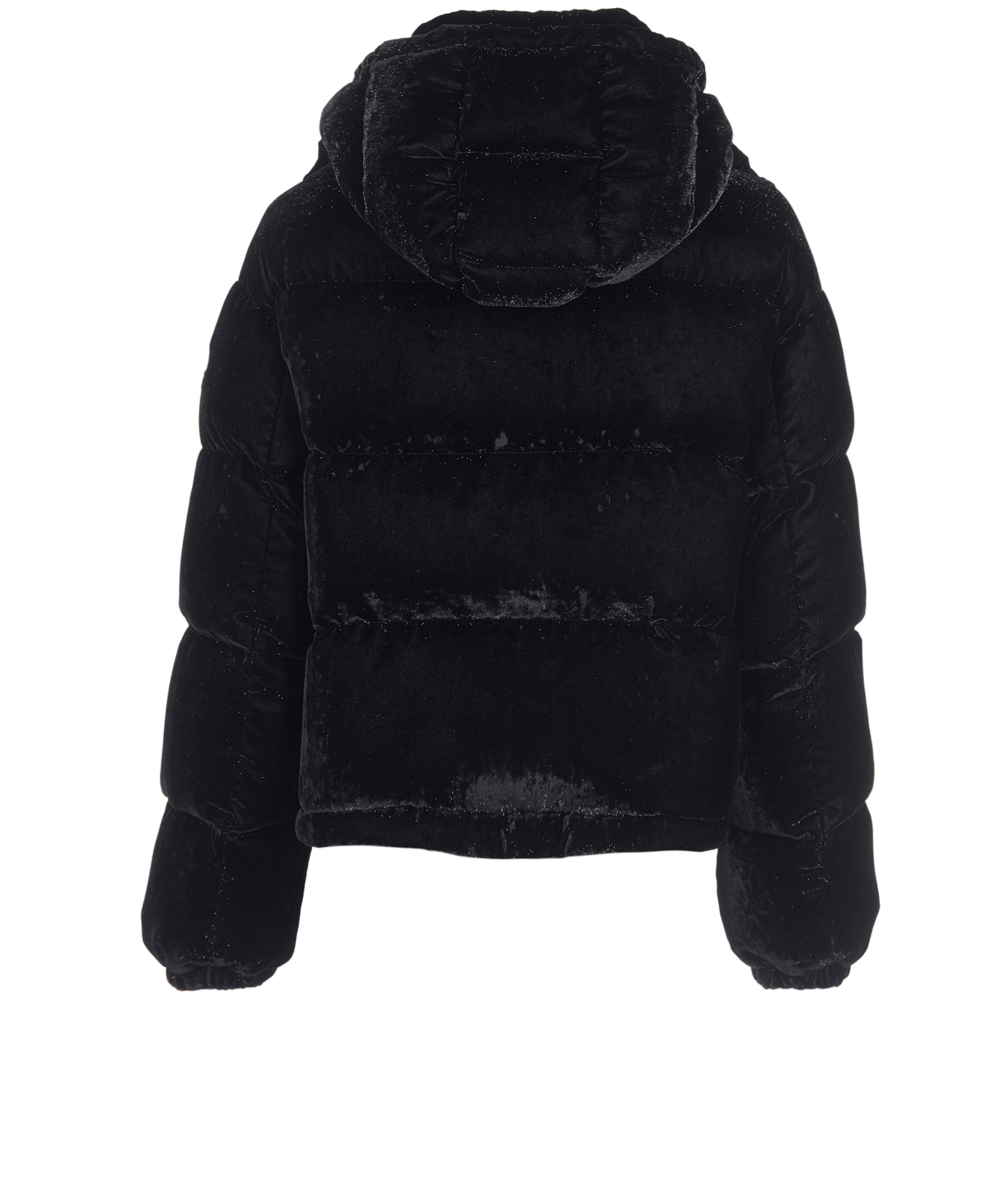 Pre-loved Moncler Daos Velvet Glittery Puffer Jacket - £850