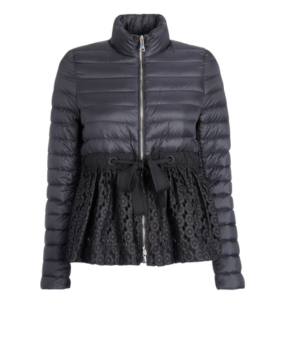 Moncler Lace Trim Puffer, front view