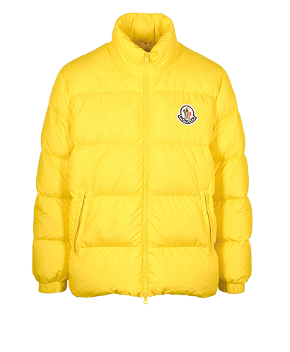 Moncler Citala Puffer Jacket, £495, Clothing, Yellow, Down Feathers/Polyester (Polymer), Front view
