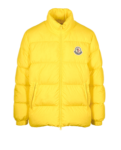 Moncler Citala Puffer Jacket, Mens, Poly/Down, Yellow, Sz L, 2*