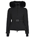 Moncler Grenoble Bauges Fur Trimmed Ski Jacket, front view