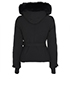 Moncler Grenoble Bauges Fur Trimmed Ski Jacket, back view