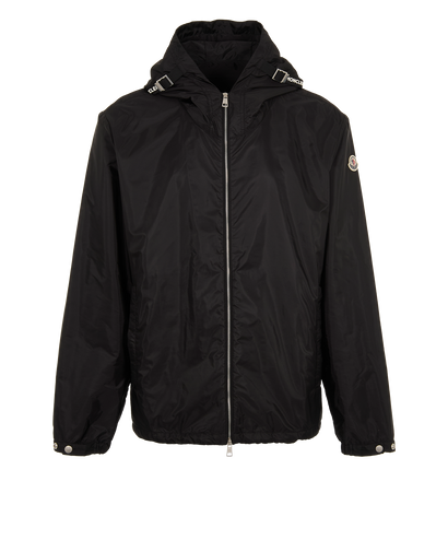 Moncler Remoray Windbreaker, &pound;495, Clothing, Black, Polyester (Polymer), Front view