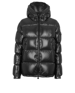 Moncler Ecrins Puffer Jacket, Mens, Down/Poly, Black, Sz M, 2*