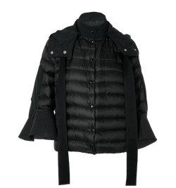 Moncler Yae Puffer Jacket, Poly, Black, Sz S, 2*