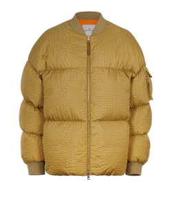 Moncler Centaurus Puffer Jacket, Down, Khaki, Sz L, 3*