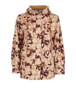 Moncler Camouflage Treberon Parka, Cotton, Beige, Sz XS, 3*