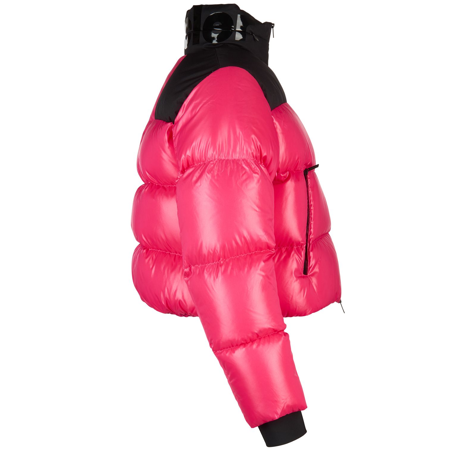 ジャケット・アウター moncler twotone puffer jacket $1500 Moncler AUTH NEW Logo Collar 2-Tone Quilted Shell Down