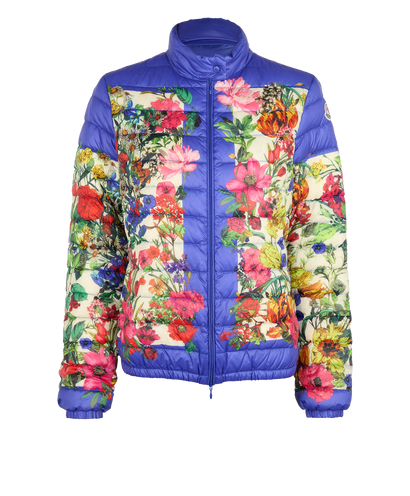 Moncler Alisia Floral Puffer Jacket, front view