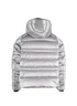 Moncler Tharon Down Jacket, &pound;450, Clothing, Silver, Polyester Mix, Back view