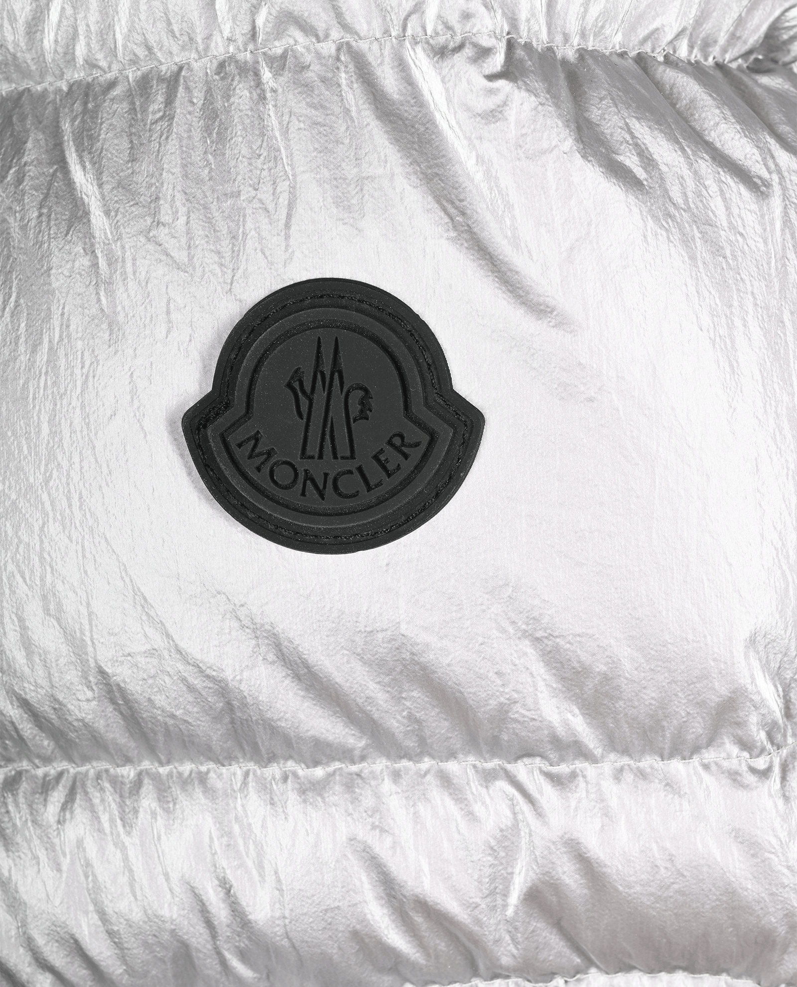 Moncler Tharon Down Jacket, &pound;450, Clothing, Silver, Polyester Mix, Other view