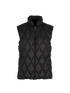 Moncler Quilted Zip-Up Gilet, £220, Clothing, Black, Down Feathers, Front view